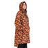 Snuggs Blanket Hoodie Red Geometric